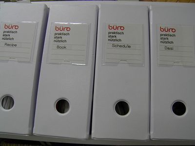 buro ファイルボックス　テプラでラベリング