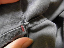 ズボン　裁縫